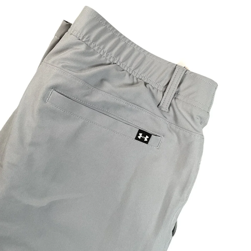 Under Armour Golf Pants Mens 36x30 Grey Excellent Performance Trousers 1364407